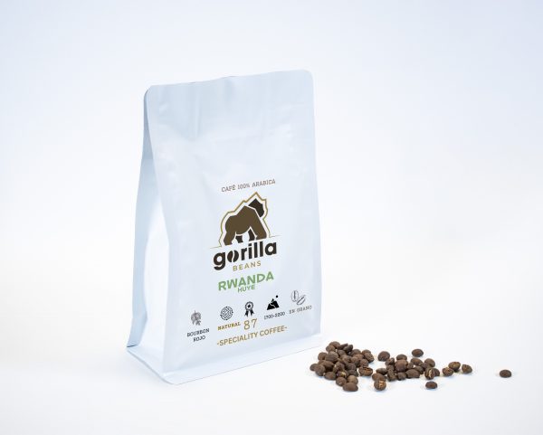 café arábica 100% de ruanda – proceso natural – 87 sca